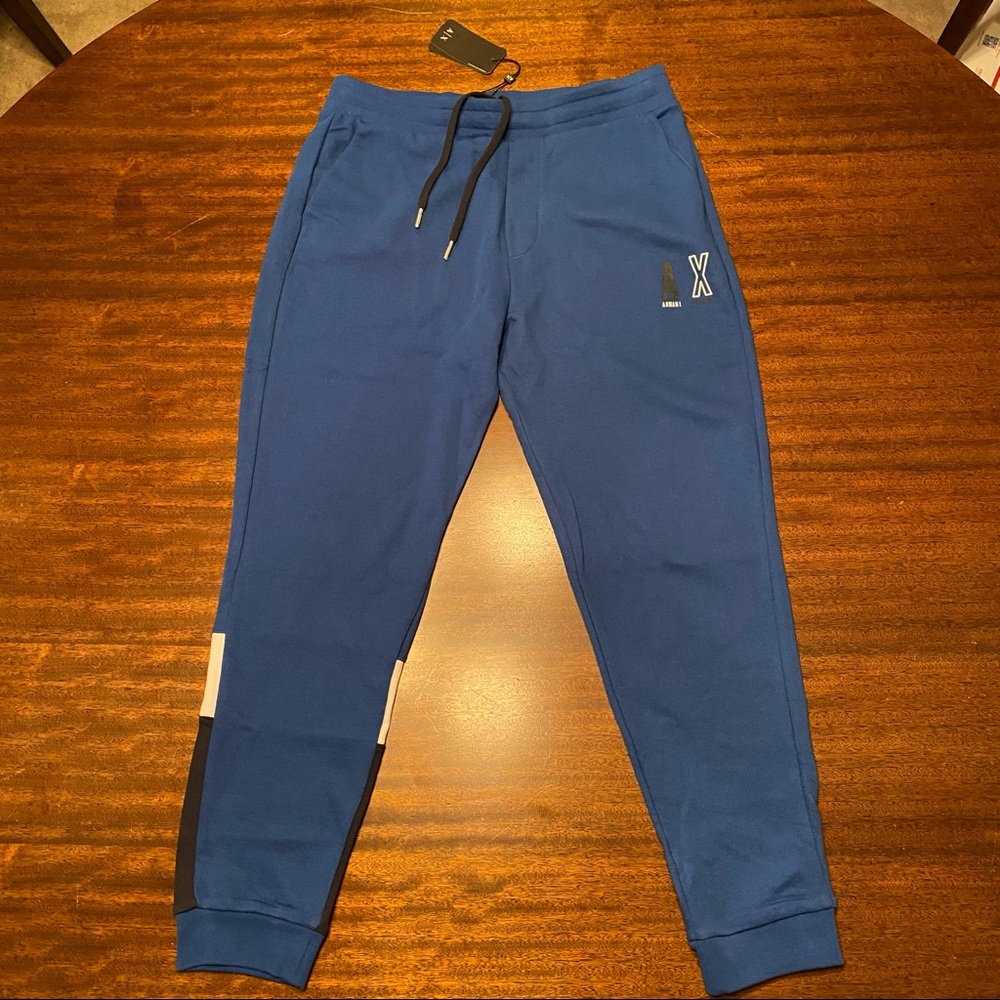Brand NWT Armani Exchange Blue Joggers